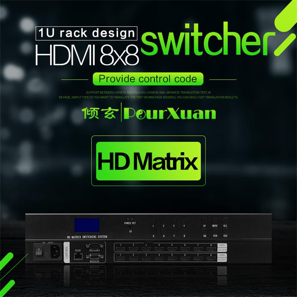 Hdmi Matrix Switch - Matriz de Conexión HDMI 8x8, Conmutador