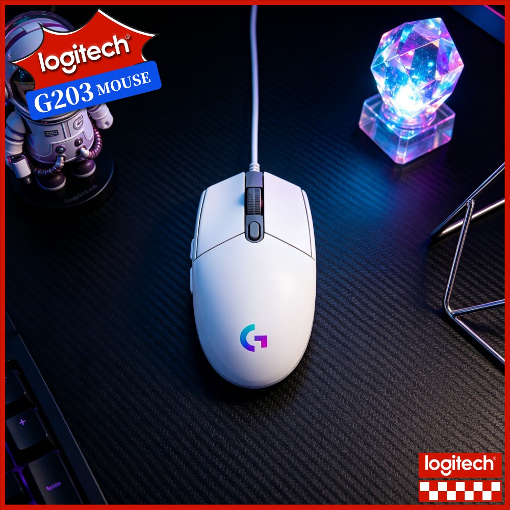 Logitech Mouse G203 - Ratón para Juegos Logitech G203 con
