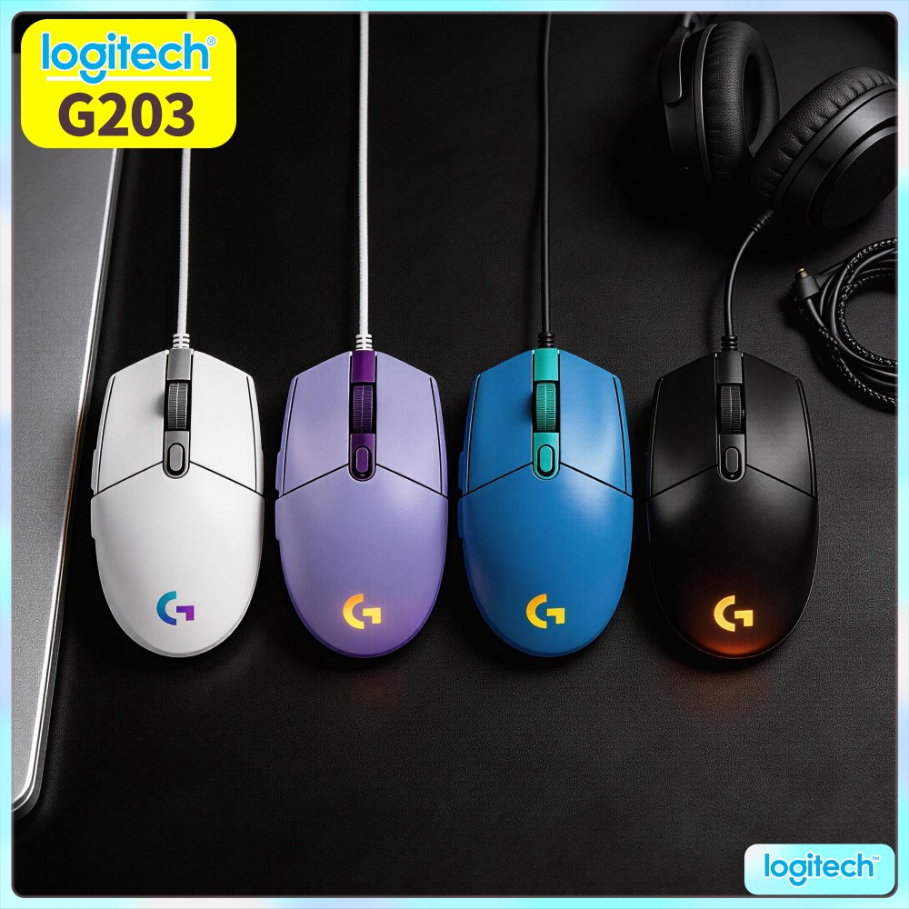 Logitech Mouse G203 - Ratón para Juegos Logitech G203 con