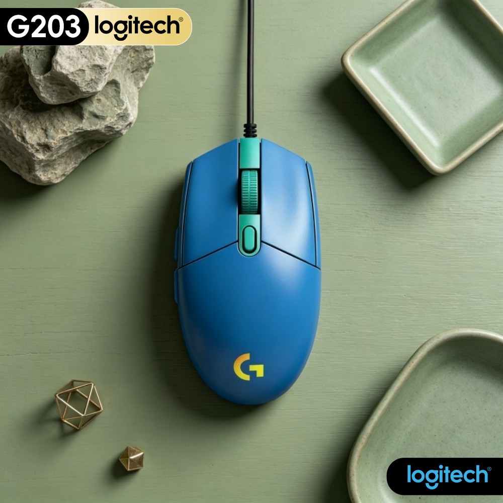 Logitech Mouse G203 - Ratón para juegos con cable Logitech