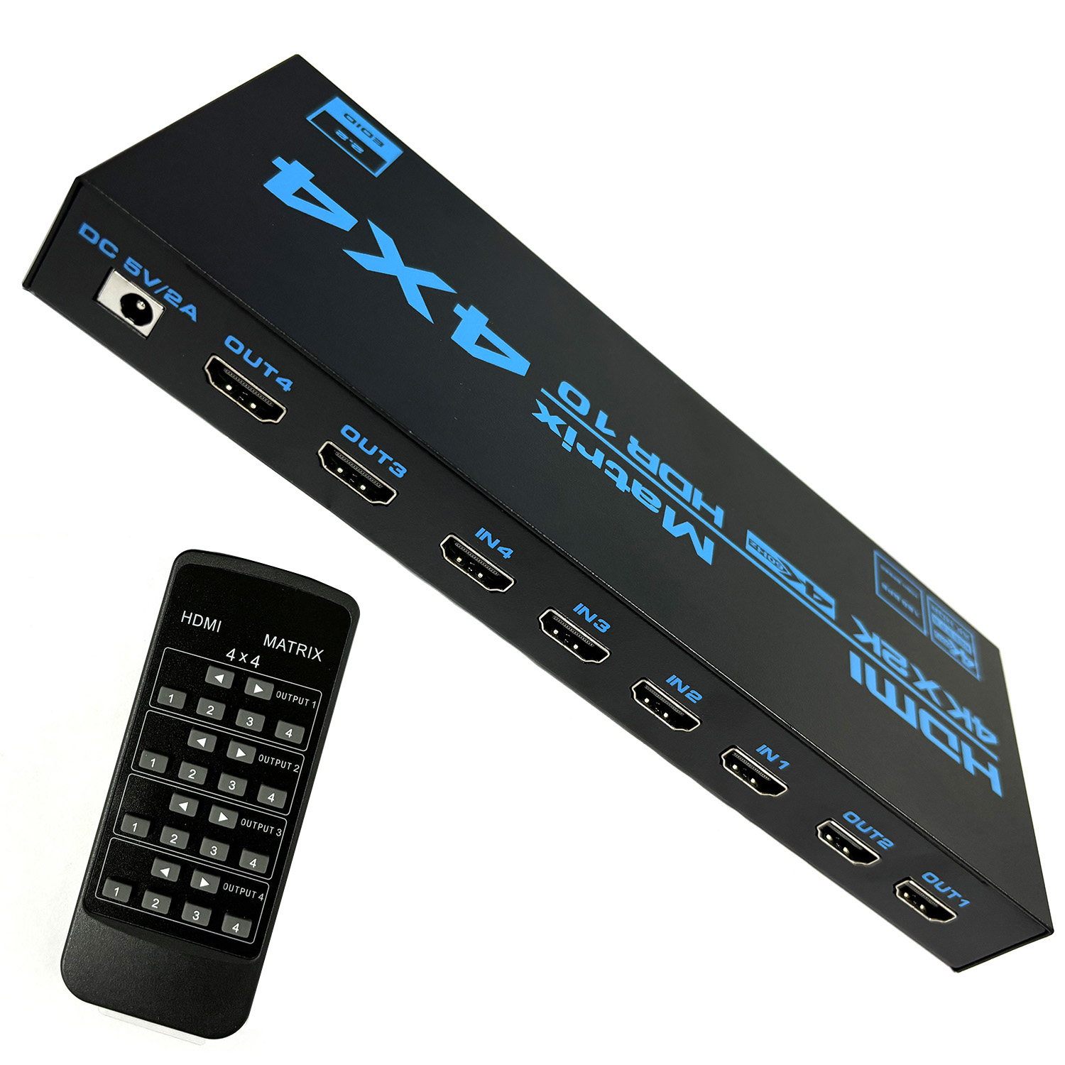 Hdmi Matrix Switch - Conmutador de matriz HDMI 4K 4