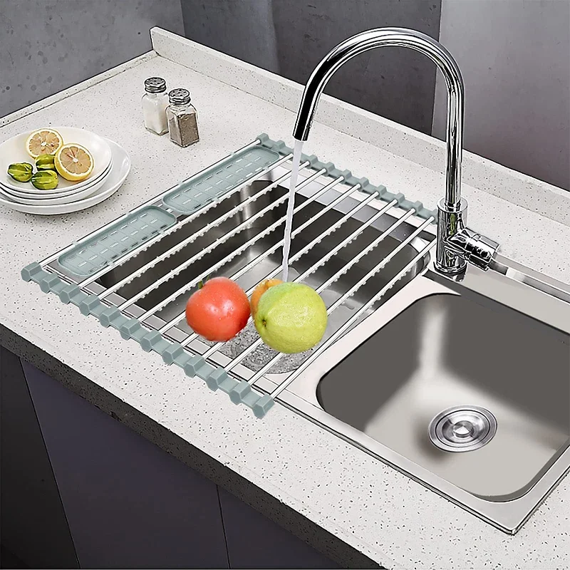 Server Rack Shelf - Escurridor de platos plegable de acero