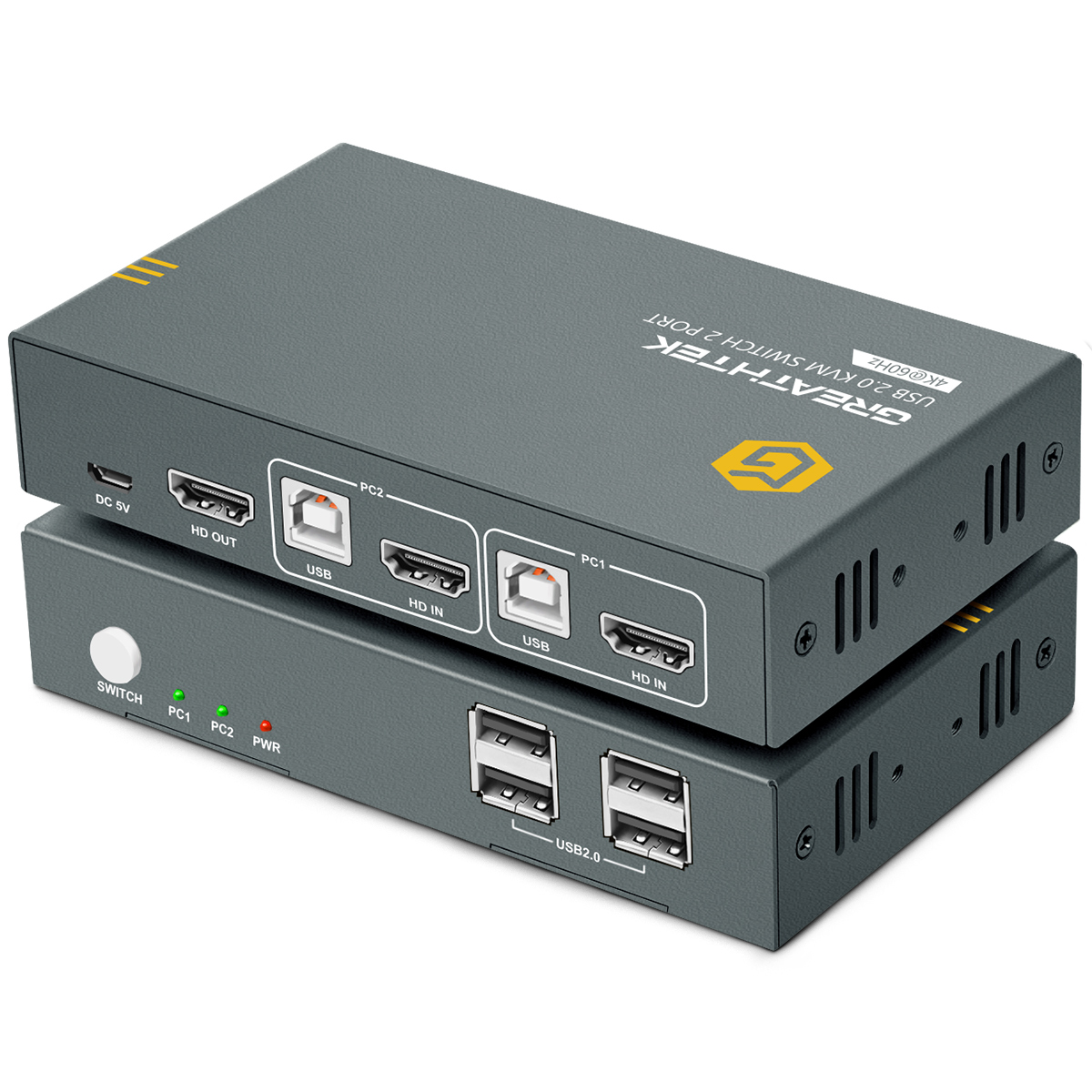 Hdmi Matrix Switch - Conmutador KVM de 2/4/8 Puertos HDMI