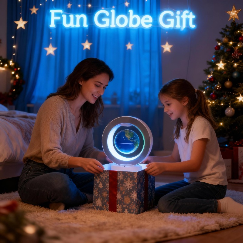 Office Tech For Men - Altavoz Bluetooth con Globo Levitante, Lámpara