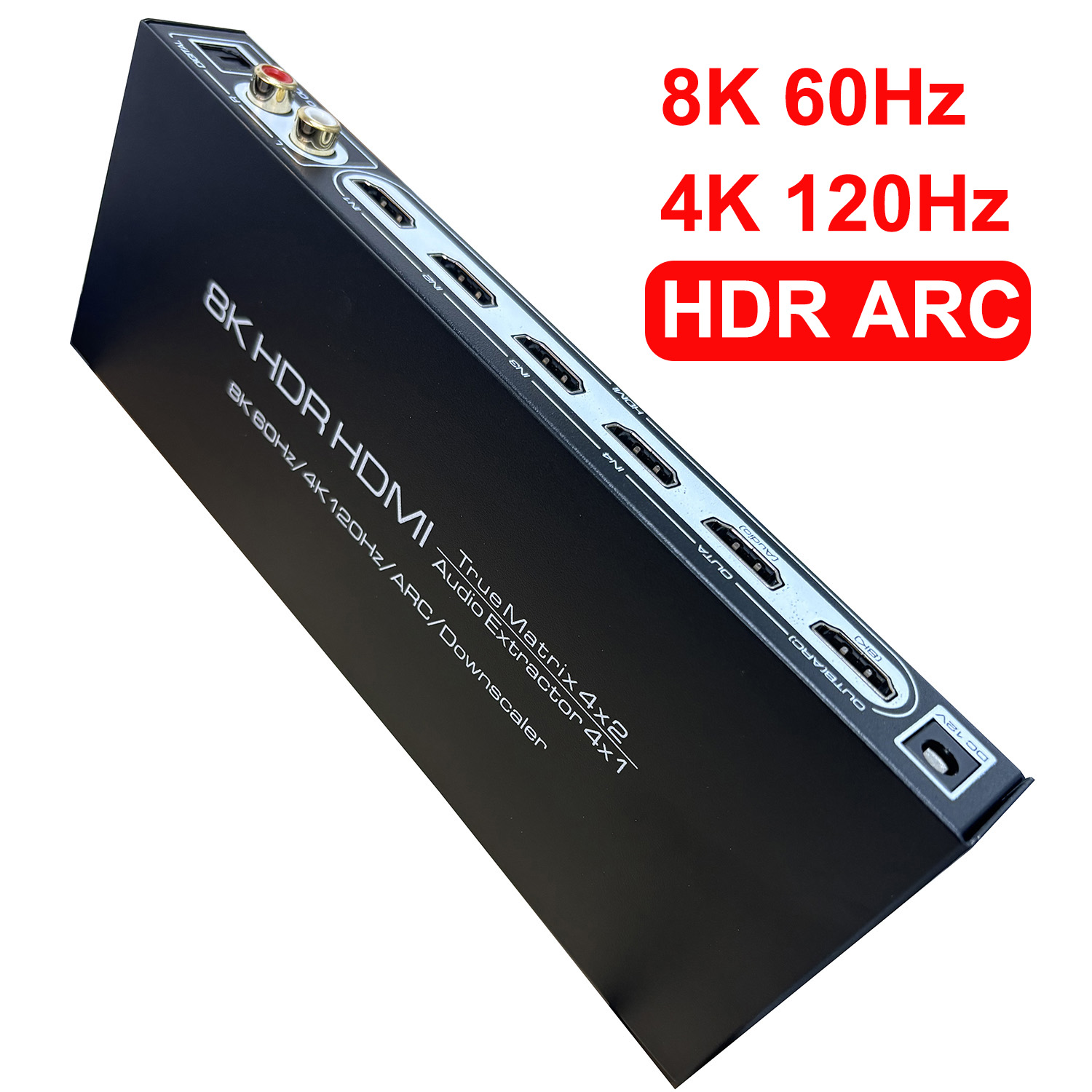 Hdmi Matrix Switch - Matriz HDMI 8K 60Hz 4x2 compatible