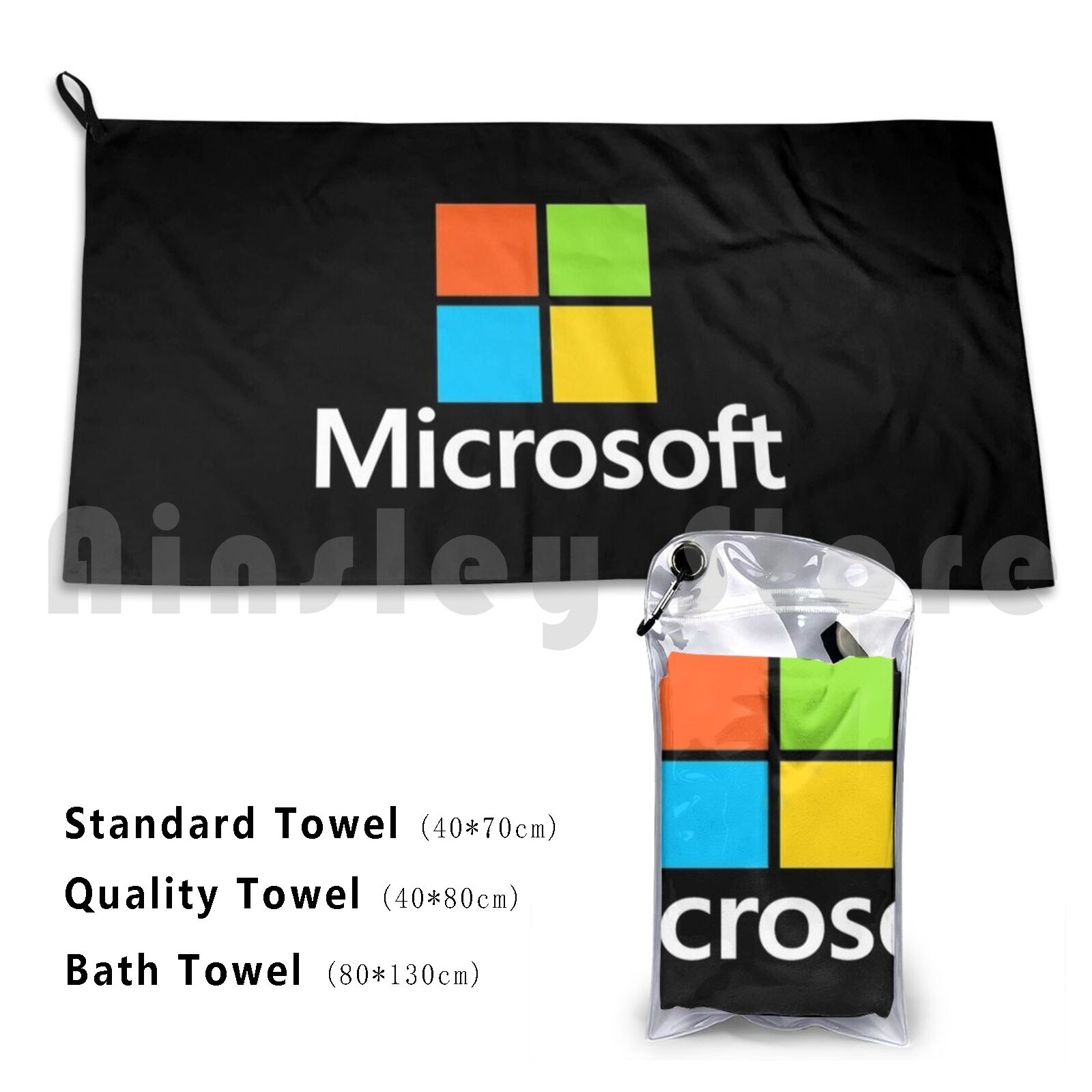 Office Tech Logo - Microsoft Tipo Toalla de baño Cojín