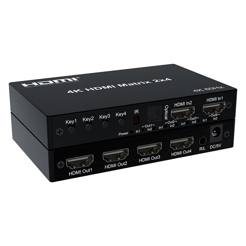 Hdmi Matrix Switch - Matriz HDMI 4x2 4K 60Hz con