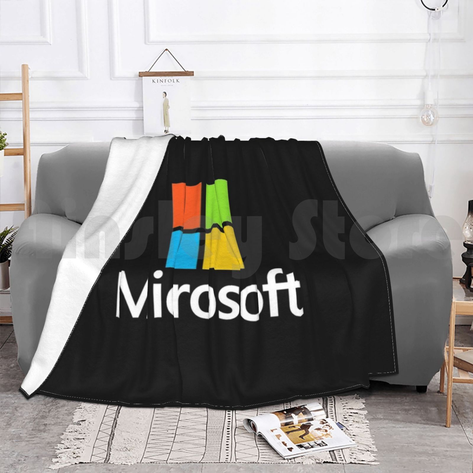 Microsoft tipo manta moda pers - Office Tech Logo reseña y precio