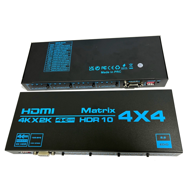 Conmutador de matriz HDMI 4K 4 - Hdmi Matrix Switch reseña y precio
