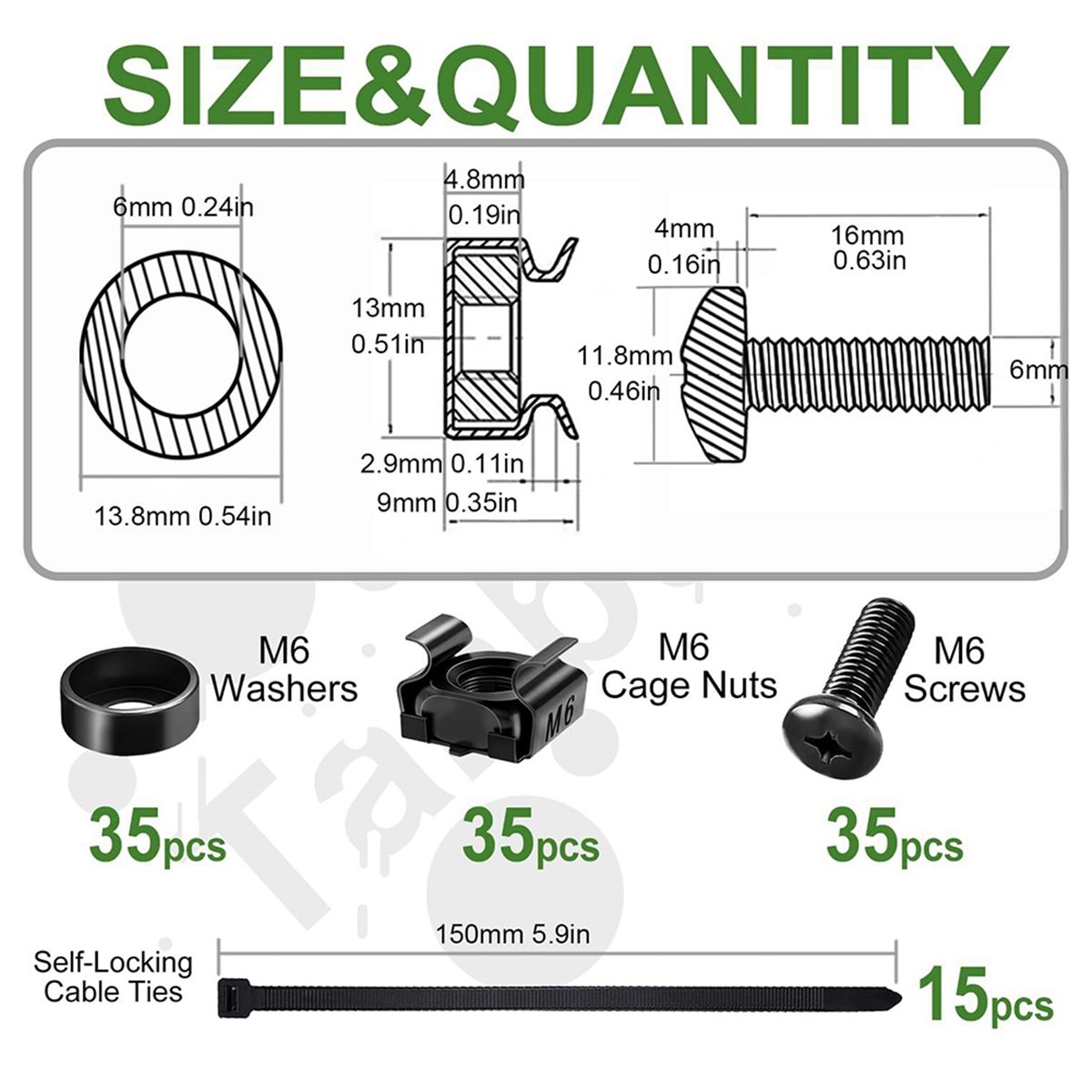 MALL Kit Surtido de 120 Piezas - Server Rack Shelf reseña y precio