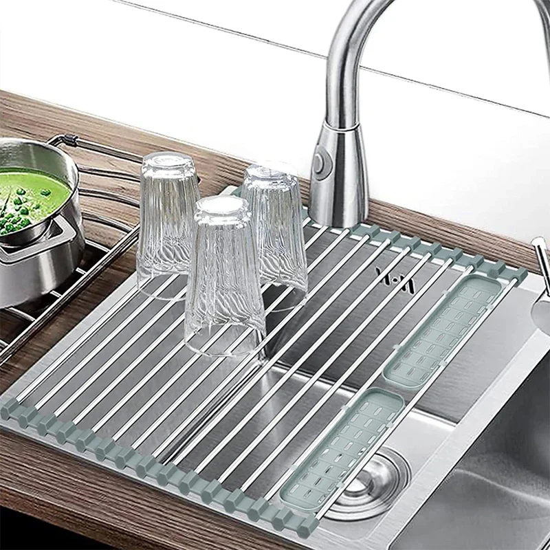 Escurridor de platos plegable  - Server Rack Shelf reseña y precio