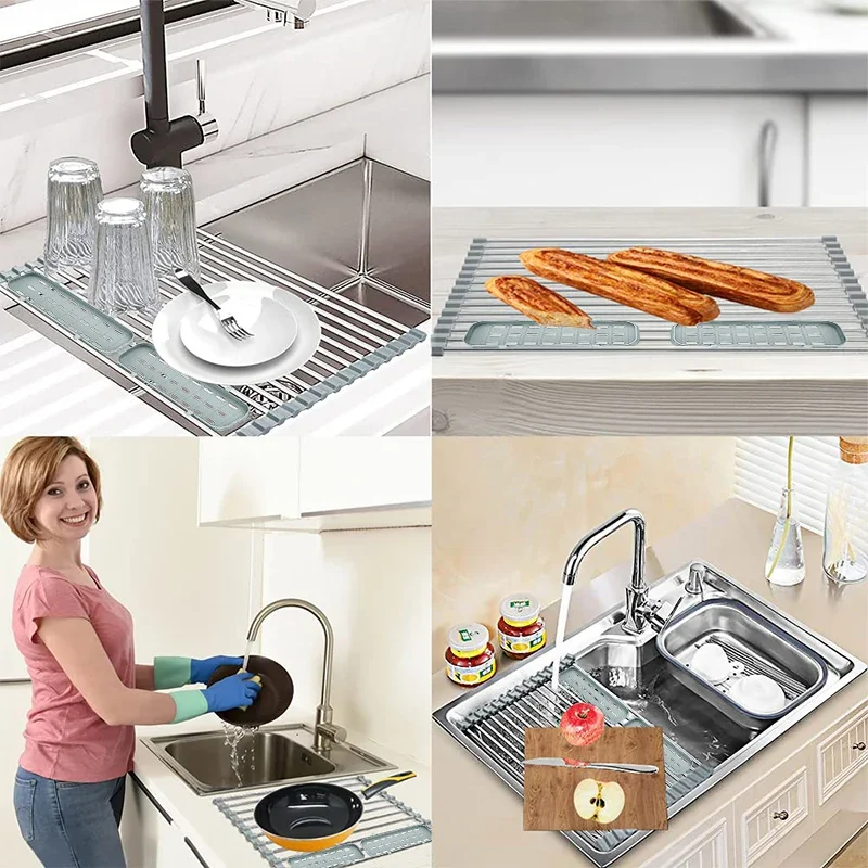 Escurridor de platos plegable  - Server Rack Shelf reseña y precio