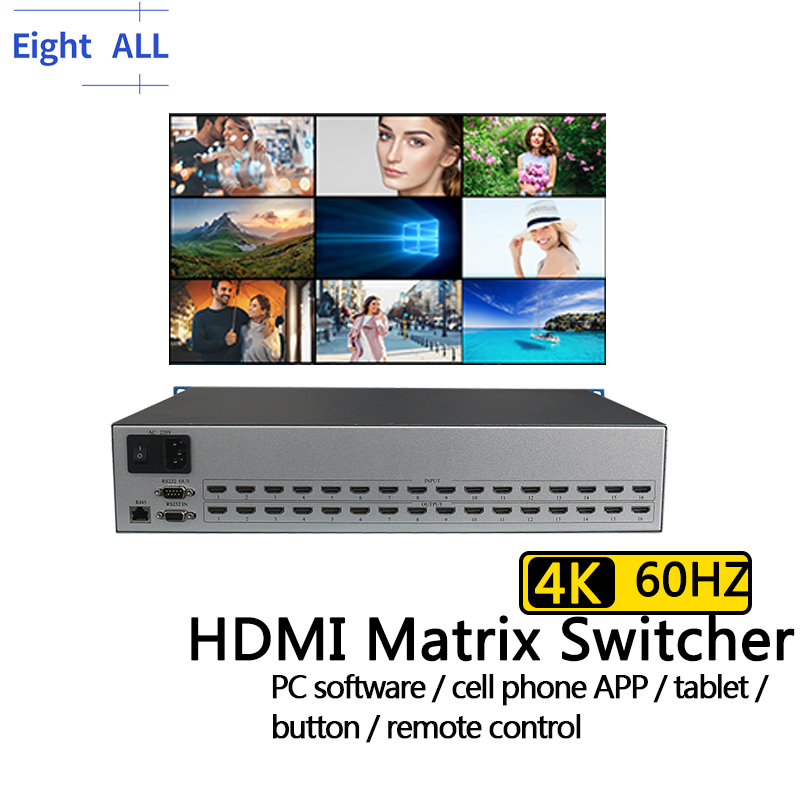 Conmutador de matriz HDMI 4K @ - Hdmi Matrix Switch reseña y precio
