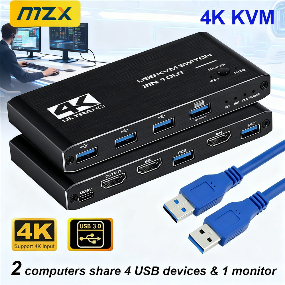 Conmutador KVM 4K 60Hz, Hub US - Hdmi Matrix Switch reseña y precio