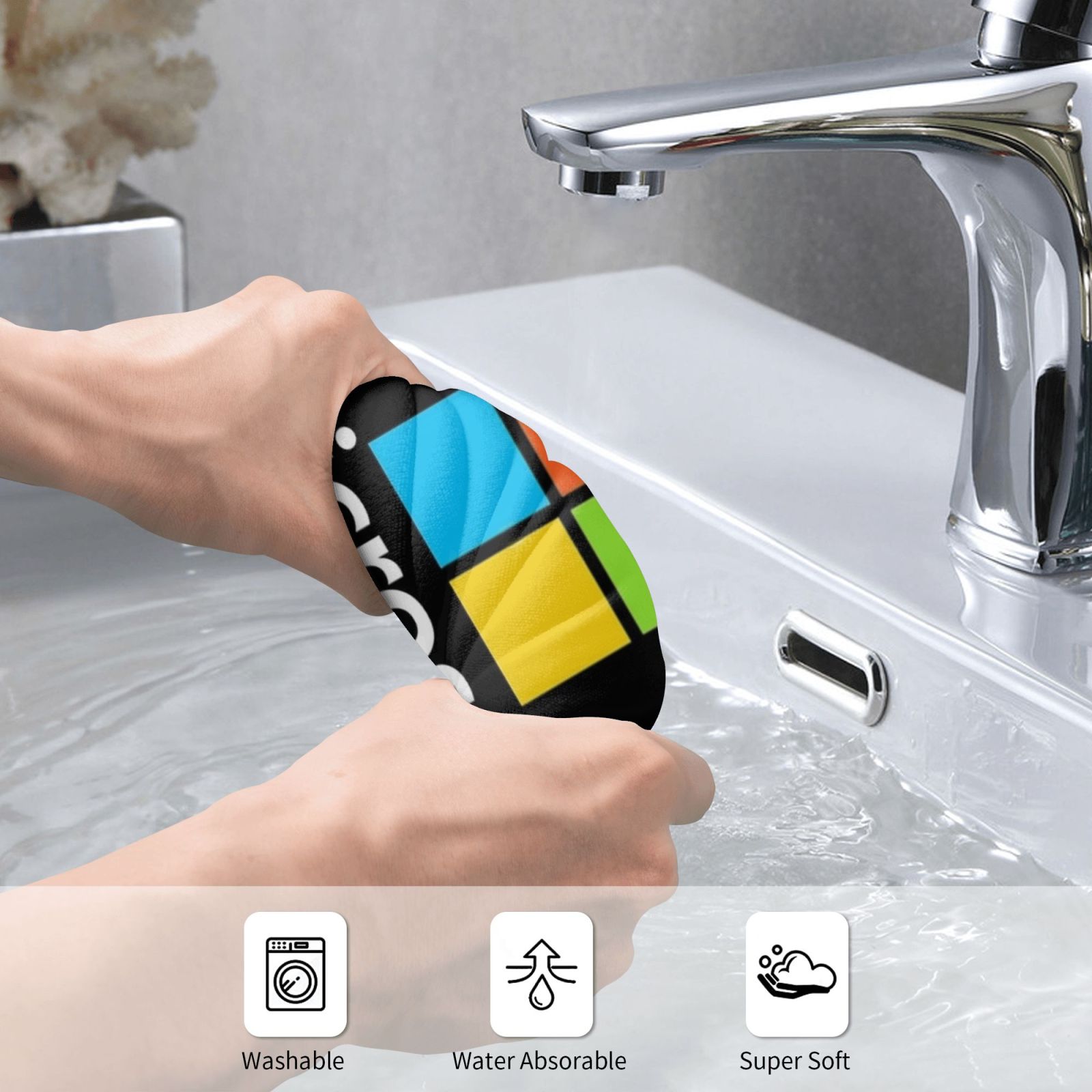 Microsoft Tipo Toalla de baño  - Office Tech Logo reseña y precio