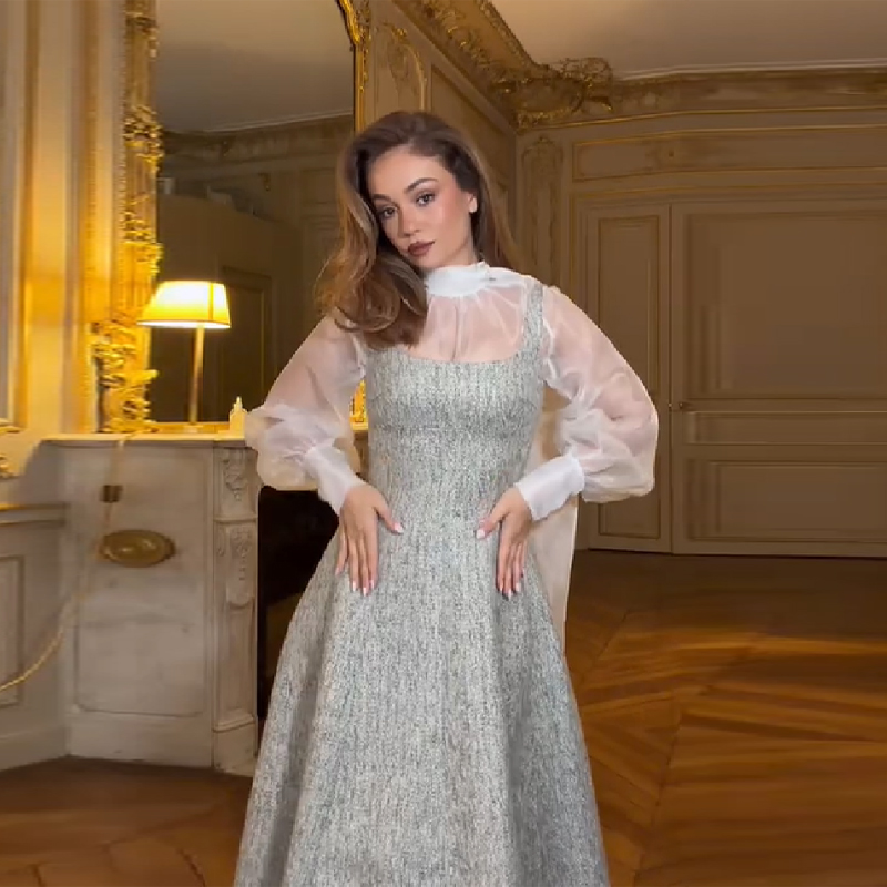 Vintage elegante vestido sólid - Office High Tech reseña y precio