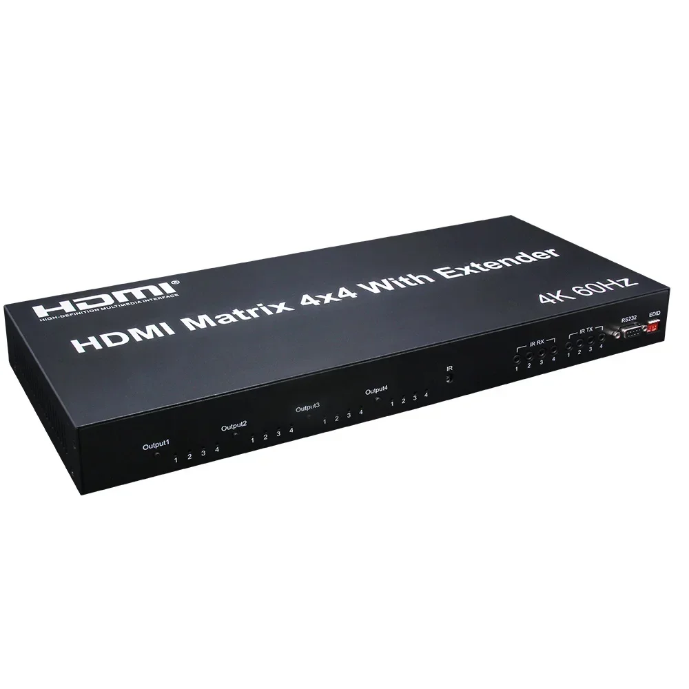 Matriz HDMI2.0 4x4 4K 60Hz con - Hdmi Matrix Switch reseña y precio