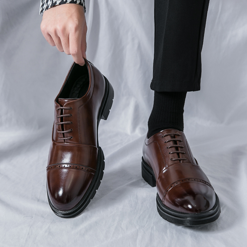 Zapatos Brogue Clásicos de Cue - Office High Tech reseña y precio