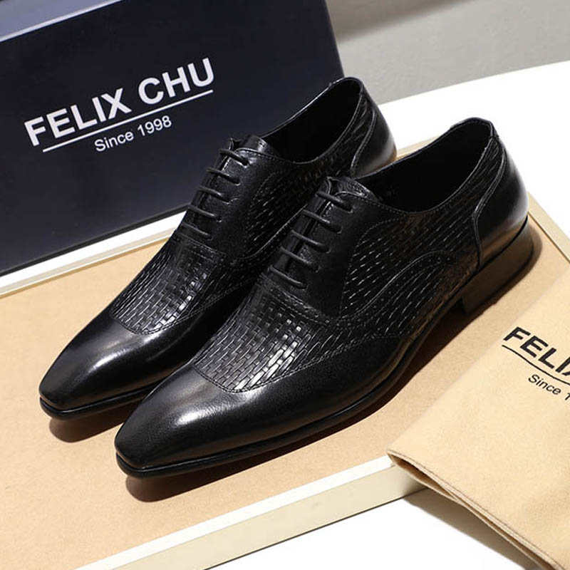 Zapatos Oxford de cuero genuin - Office High Tech reseña y precio