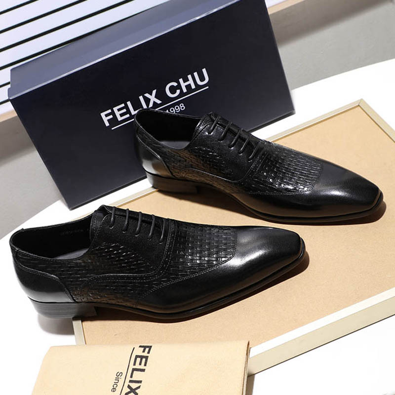 Zapatos Oxford de cuero genuin - Office High Tech reseña y precio