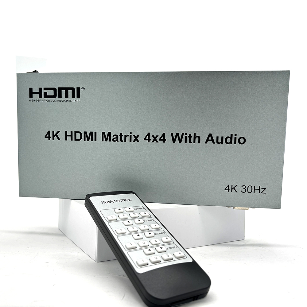 Matriz HDMI 4x4 4K 60Hz con Ex - Hdmi Matrix Switch reseña y precio