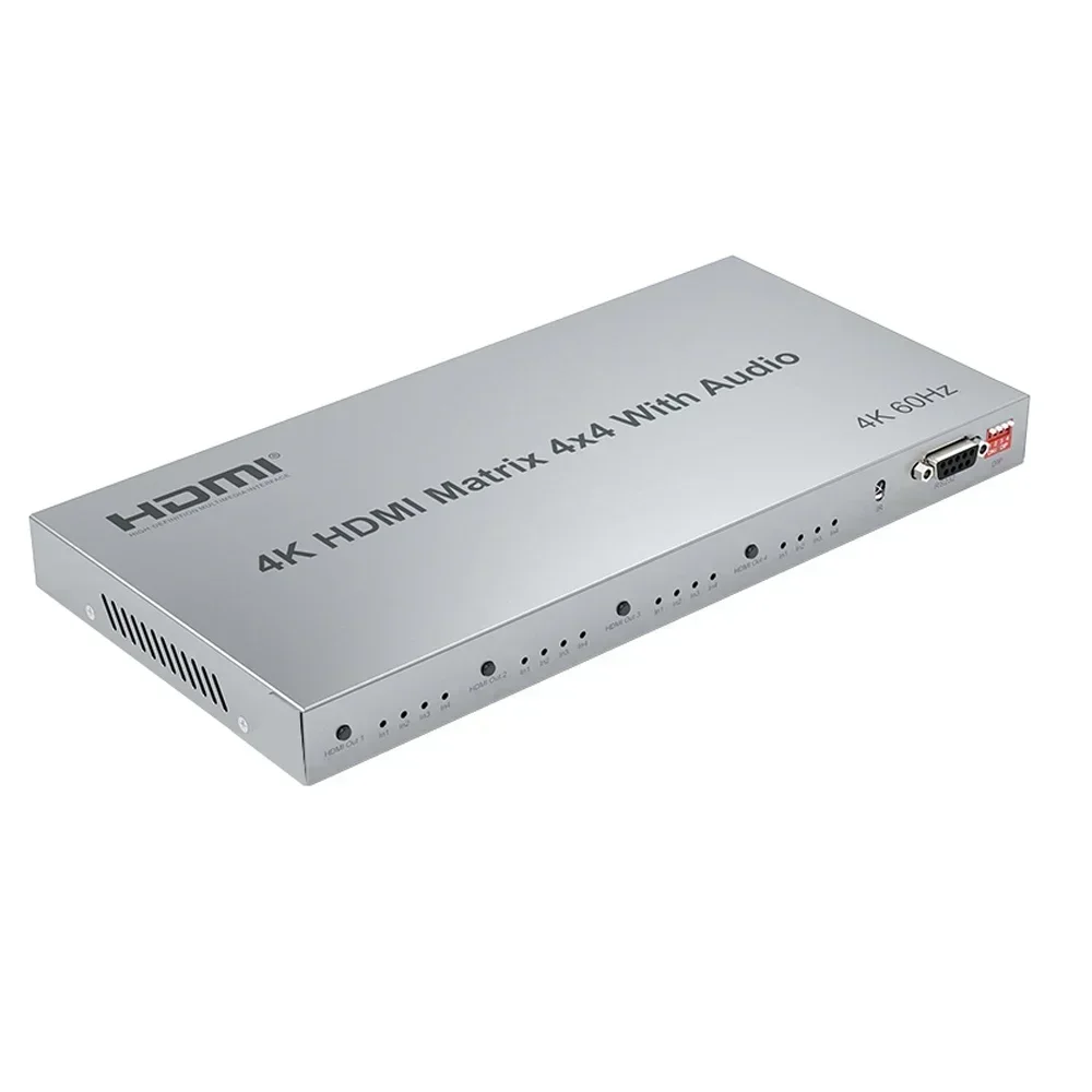 Matriz HDMI 4x4 4K 60Hz con Ex - Hdmi Matrix Switch reseña y precio