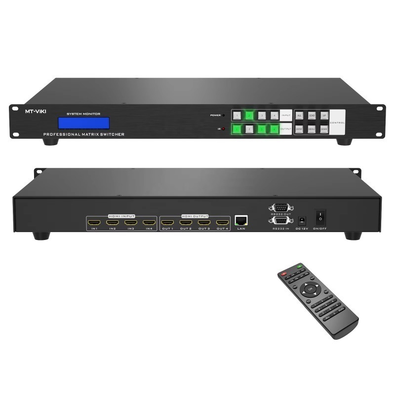 Matriz de Conmutación HDMI 4x4 - Hdmi Matrix Switch reseña y precio