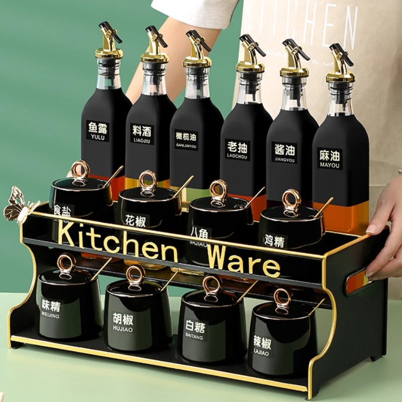 ‌ Juego de tarros de especias  - Server Rack Shelf reseña y precio