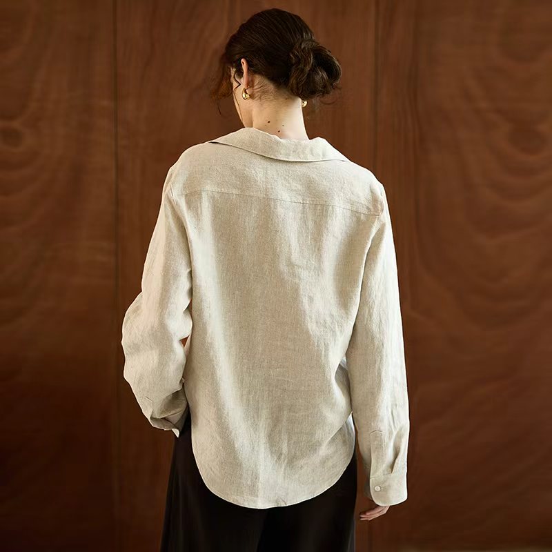Camisa de Lino 100% para Mujer - Office High Tech reseña y precio